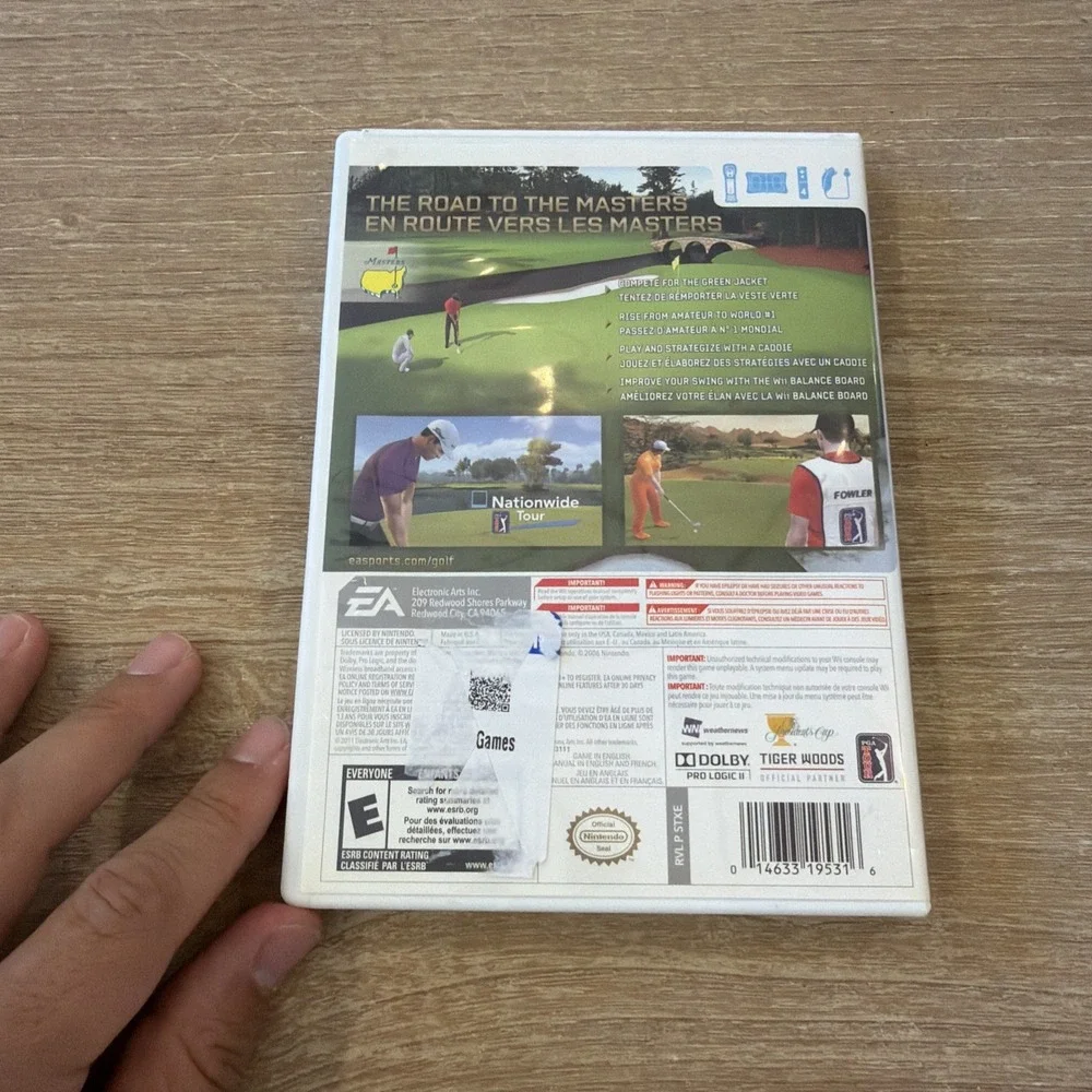 Tiger Woods PGA Tour 12: The Masters (Nintendo Wii, 2011) Tested